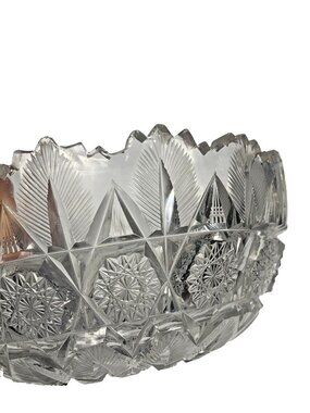 Beautiful Vintage American Brilliant Cut 8" Bowl